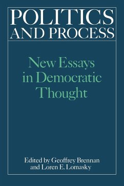 Politics and Process - Brennan, H. G.; Lomasky, Loren E.; H. G., Brennan