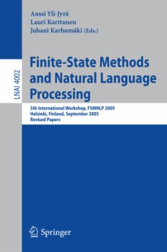 Finite-State Methods and Natural Language Processing - Yli-Jyrä, Anssi (Volume ed.) / Karttunen, Lauri / Karhumäki, Juhani
