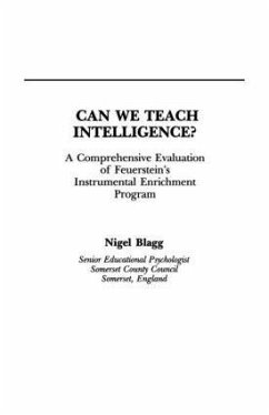 Can We Teach Intelligence? - Blagg, Nigel