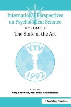 International Perspectives On Psychological Science, II - Bertelson, Paul; Eelen, Paul; D'Ydewalle, Gery