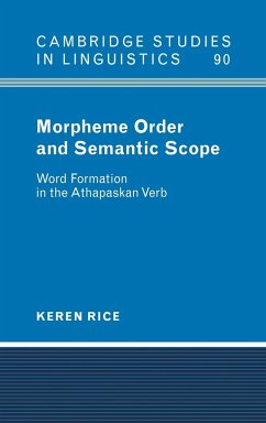 Morpheme Order and Semantic Scope - Rice, Keren