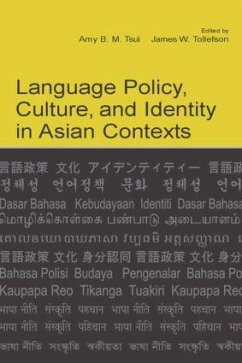 Language Policy, Culture, and Identity in Asian Contexts