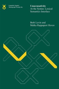 Unaccusativity - Levin, Beth; Hovav, Malka Rappaport