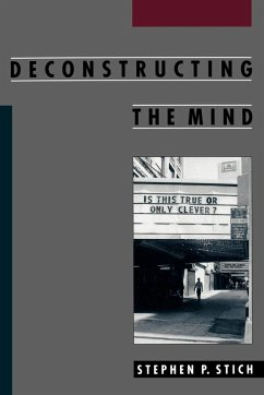 Cover Deconstructing the Mind