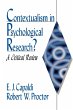 Contextualism in Psychological Research? - Bild 1