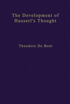 Cover The Development of Husserl's Thought