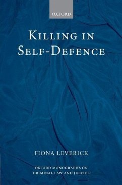 Killing in Self-Defence - Leverick, Fiona