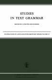 Studies in Text Grammar