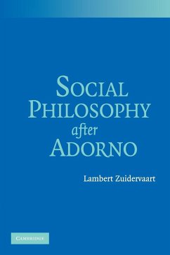Social Philosophy after Adorno - Zuidervaart, Lambert