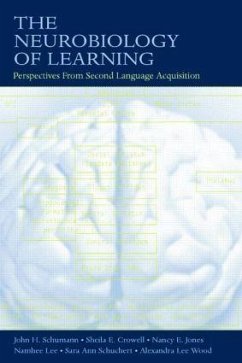 The Neurobiology of Learning - Schumann, John H; Crowell, Sheila E; Jones, Nancy E