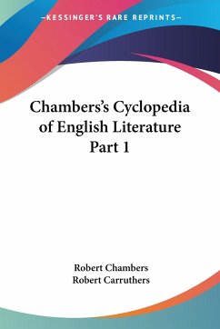 Chambers's Cyclopedia of English Literature Part 1