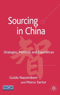 Sourcing in China - Nassimbeni, G.;Sartor, M.