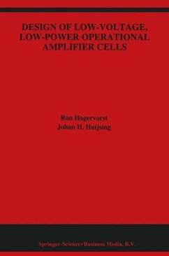Design of Low-Voltage, Low-Power Operational Amplifier Cells - Hogervorst, Ron;Huijsing, Johan H.