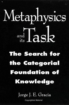 Metaphysics and Its Task - Gracia, Jorge J E