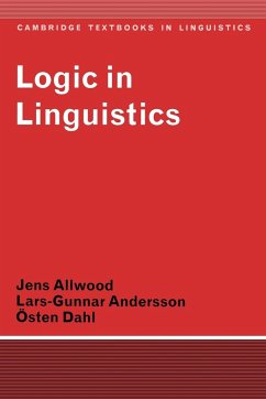 Logic in Linguistics - Allwood, Jens; Dahl, Osten; Andersson, Lars-Gunnar