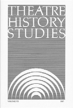 Theatre History Studies 1987, Vol. 7