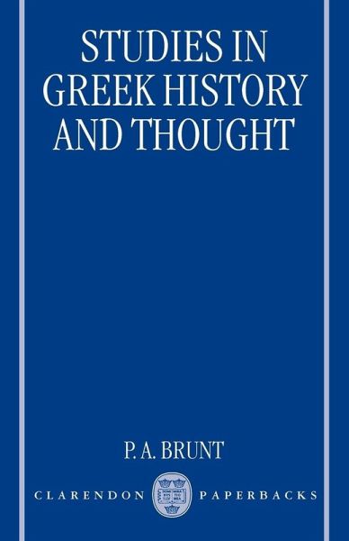 Studies in Greek History and Thought