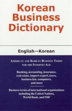 Korean Business Dictionary: English-Korean - Sofer, Morry