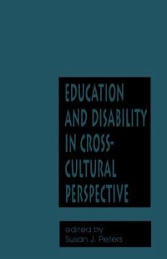 Education and Disability in Cross-Cultural Perspective