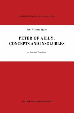 Peter of Ailly: Concepts and Insolubles - Spade, P.V. (Hrsg.)