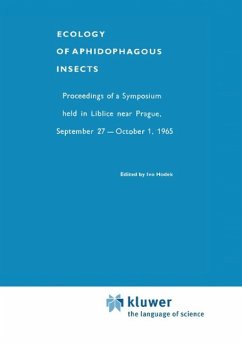 Ecology of Aphidophagous Insects - Hodek, I. (Hrsg.)