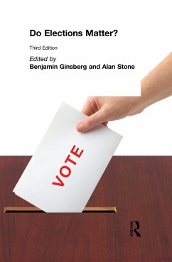 Do Elections Matter? - Ginsberg, Benjamin; Stone, Alan