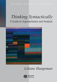 Thinking Syntactically - Haegeman, Liliane