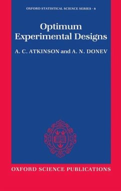 Optimum Experimental Designs - Atkinson, A C; Donev, A N