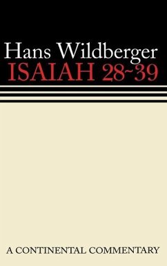 Isaiah 28 39 Continental Comme - Wildberger, Hans