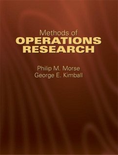 Methods of Operations Research - Morse, Philip M; Kimball, George E