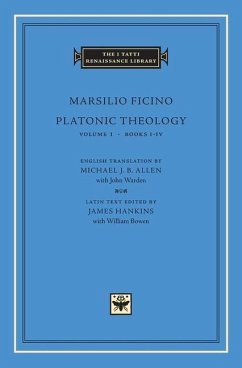 Platonic Theology - Ficino, Marsilio