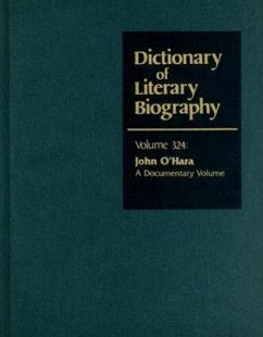 Dlb 324: John O'Hara: A Documentary Volume - Bruccoli, Matthew Joseph