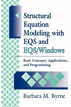 Structural Equation Modeling with Eqs and Eqs/Windows - Byrne, Barbara M.