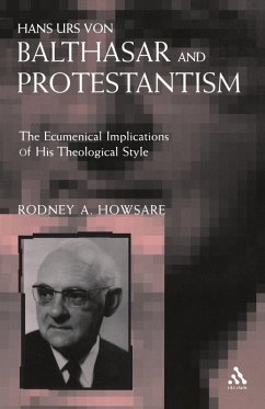 Cover Hans Urs Von Balthasar and Protestantism