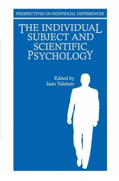 The Individual Subject and Scientific Psychology - Valsiner, Jaan (Hrsg.)