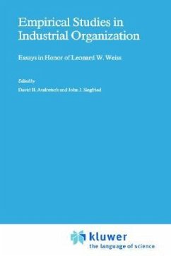 Empirical Studies in Industrial Organization - Audretsch, D.B. / Siegfried, J.J. (Hgg.)