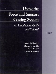 Using the Force and Support Costing System - Bigelow, James H; Carrillo, Manuel J; Massey, H G; Palmer, Adele R