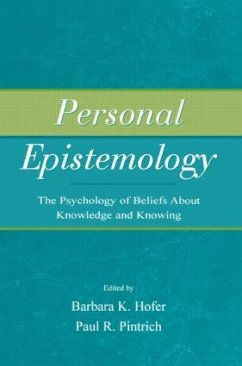 Personal Epistemology