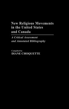 New Religious Movements in the United States and Canada - Choquette, Diane