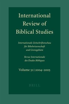 International Review of Biblical Studies, Volume 51 (2004-2005)