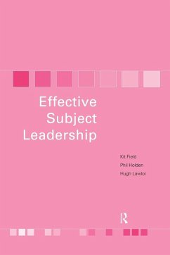 Cover Effective Subject Leadership