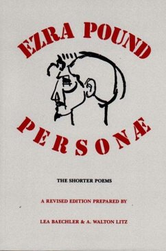 Personae: The Shorter Poems - Pound, Ezra