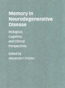 Memory in Neurodegenerative Disease - Tröster, I. (ed.)