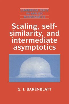 Scaling, Self-Similarity, and Intermediate Asymptotics - Barenblatt, G. I.; Barenblatt, Grigory Isaakovich; Grigory Isaakovich, Barenblatt