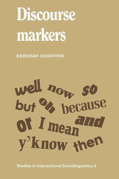 Discourse Markers - Schiffrin, Deborah