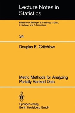 Metric Methods for Analyzing Partially Ranked Data - Critchlow, Douglas E.
