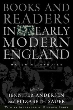 Books and Readers in Early Modern England