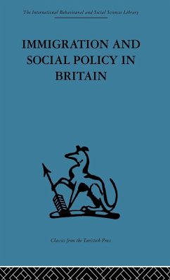 Cover Immigration and Social Policy in Britain