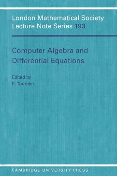 Computer Algebra and Differential Equations - Tournier, Evelyne (ed.)