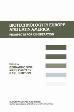 Biotechnology in Europe and Latin America - Sorj, Bernardo / Cantley, Mark / Simpson, Karl (Hgg.)